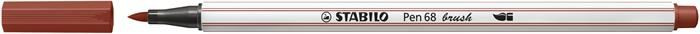  STABILO Pen 68 brush prémium ecsetfilc rugalmas heggyel vörösesbarna (568/75) 