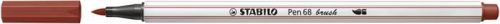  STABILO Pen 68 brush prémium ecsetfilc rugalmas heggyel vörösesbarna (568/75) 