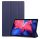  Gigapack Lenovo Tab P11 Plus bőr hatású tablet tok sötétkék (GP-102452) 
