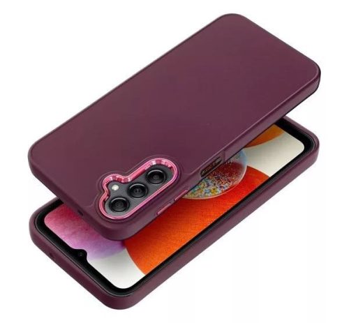  Frame Samsung Galaxy A14 4G/A14 5G szilikon tok lila (74588) 