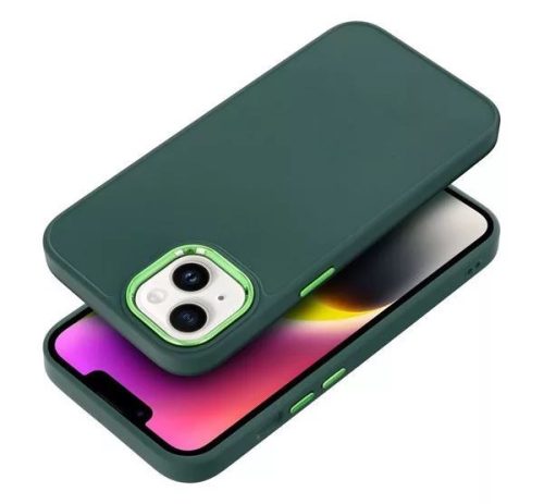  Frame Samsung Galaxy A14 4G/A14 5G szilikon tok zöld (74585) 