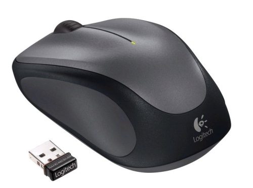  Logitech M235 vezeték nélküli optikai egér fekete-szürke (910-002203) 