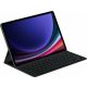  Samsung Galaxy Tab S9 Ultra bőr hatású QWERTY angol nyelvű tablet tok fekete (EF-DX910BBEGGB) 