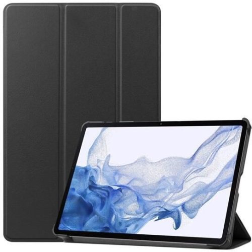  Gigapack Samsung Galaxy Tab S9 bőr hatású tablet tok fekete (GP-147018) 