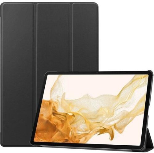  Gigapack Samsung Galaxy Tab S9 Plus bőr hatású tablet tok fekete (GP-147064) 