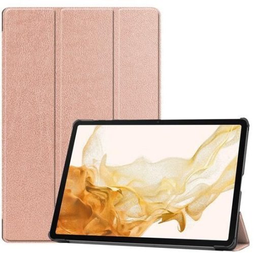  Gigapack Samsung Galaxy Tab S9 Plus bőr hatású tablet tok rózsaarany (GP-147066) 