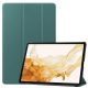  Gigapack Samsung Galaxy Tab S9 Plus bőr hatású tablet tok sötétzöld (GP-147068) 