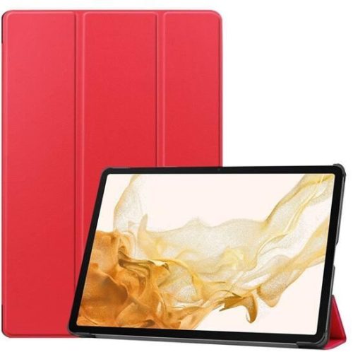  Gigapack Samsung Galaxy Tab S9 Plus bőr hatású tablet tok piros (GP-147065) 