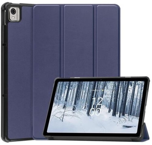  Gigapack Nokia T21 bőr hatású tablet tok sötétkék (GP-137943) 