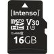  16GB microSDHC Intenso Professional memóriakártya + adapter UHS-I C10 U1 V30 (3433470) 