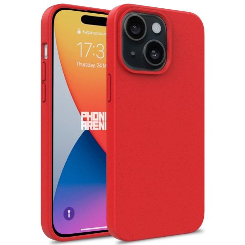  Cellect GoGreen iPhone 15 Pro környezetbarát tok piros (CEL-GREEN-IPH15PR-R) 