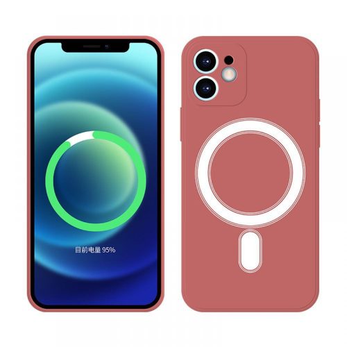  Cellect iPhone 15 mágneses szilikon tok piros (CEL-MAG-IPH15-R) 