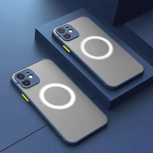 Cellect iPhone 15 Plus mágneses műanyag tok kék-zöld (CEL-MATTMIPH15P-BLG) 