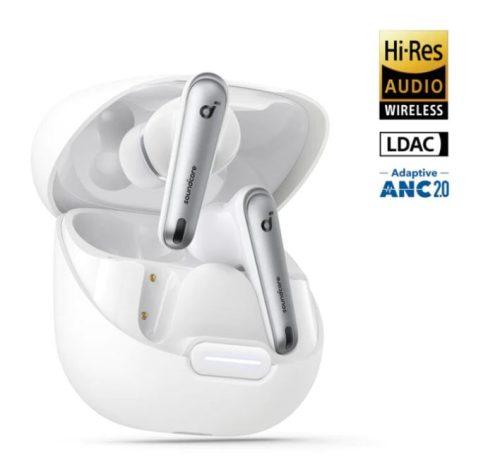  Anker Soundcore Liberty 4 NC TWS Bluetooth fülhallgató fehér (A3947G21) 