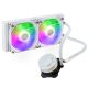  Cooler Master MASTERLIQUID 240L CORE ARGB vízhűtés 2 ventilátoros CPU hűtő fehér (MLW-D24M-A18PZ-RW) 