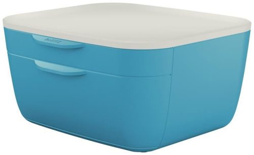  Leitz Cosy irattartó műanyag 2 fiókos nyugodt kék (53570061/E53570061) 