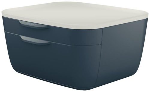  Leitz Cosy irattartó műanyag 2 fiókos bársonyszürke (53570089/E53570089) 