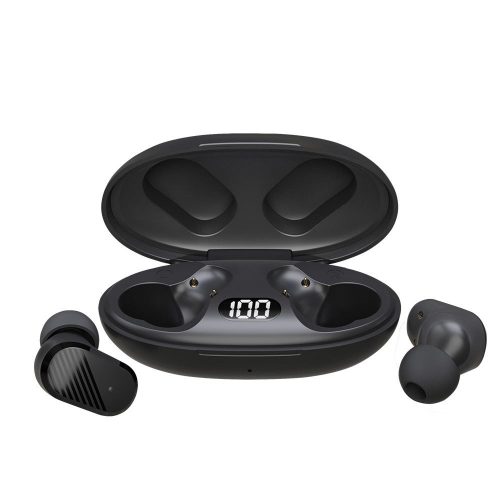  Savio TWS-10 vezeték nélküli Bluetooth fülhallgató fekete 