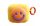  Cellect Airpods PRO Smile szilikon tok, narancssárga (AIRPODSP-FUNNY-SMILE) 