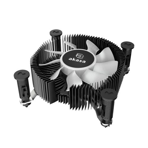  Akasa Chroma iLG aRGB S1700 low profile processzor hűtő fekete (AK-CC6615BP01) 