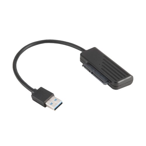 Akasa USB-A - 2.5" Sata+táp átalakító fekete (AK-AU3-07BK) 