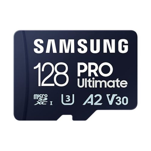  128GB Samsung microSDXC PRO Ultimate CL10 U3 A2 V30 memóriakártya + kártyaolvasó (MB-MY128SB/WW) 