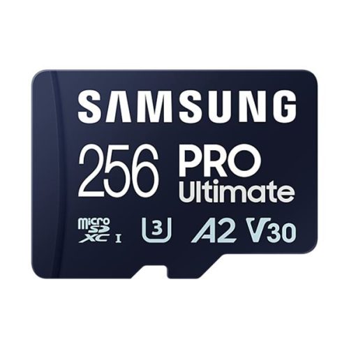  256GB Samsung microSDXC PRO Ultimate CL10 U3 A2 V30 memóriakártya + kártyaolvasó (MB-MY256SB/WW) 