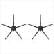  Roborock oldalsó kefe  E4/E5/S5/S6/S7/S8/Q7 fekete 2db (8.02.0052) 