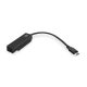  ACT AC1525 USB-C adapter kábel - 2.5" SATA/ SSD tápegység fekete 