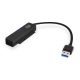  ACT AC1510 USB-A adapter kábel - 2.5" SATA/HDD/SSD tápegység fekete 