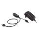  ACT AC1515 USB-A merevlemez adapter 2,5"/3,25" SSD/HDD tápegységgel fekete 