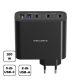  Cellect 2xUSB-A - 3xUSB-C hálózati töltő adapter gyorstöltő funkcióval 120W fekete (MTCB-PD120W-BK) 