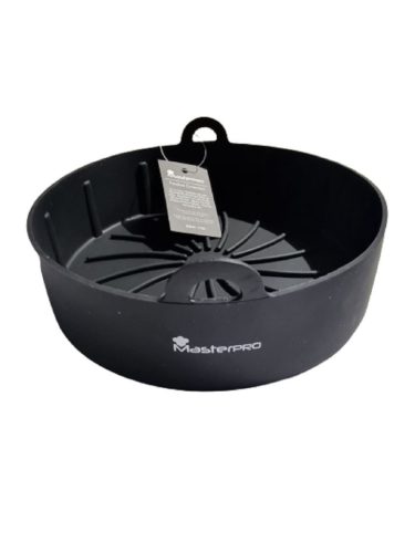  Masterpro BGMP 7705 szilikon forma forró levegős sütőhöz 18,5 cm fekete 