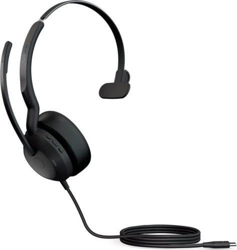  Jabra Evolve2 50 USB-C UC mono headset fekete (25089-889-899) 