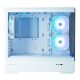  Zalman Mini P30 táp nélküli ablakos ház fehér (P30 WHITE) 