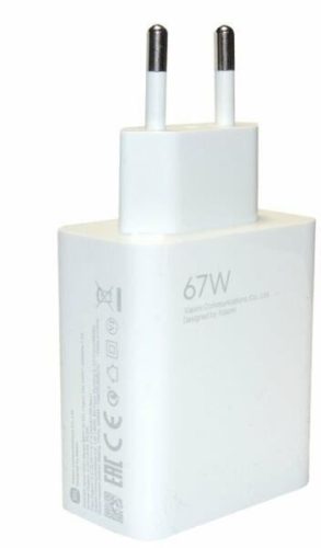  Xiaomi Mi hálózati töltő 5A 67W gyorstöltő fehér (MDY-12-EH) 