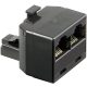  Goobay telefon elosztó 2 x  RJ45 8P8C fekete (50584) 