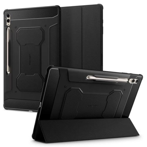  Spigen Rugged Armor Pro Samsung Galaxy Tab S8 Ultra / Tab S9 Ultra 14.6" tok fekete (ACS06538) 