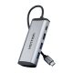  Vention USB-C - USB-C 3x USB3.0, PD dokkoló állomás 0,15m szürke (THAHB) 