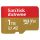 1TB microSDXC Sandisk Extreme 190 MB/s & 130 MB/s A2 C10 V30 UHS-I U3 + SD adapter (SDSQXAV-1T00-GN6MA / 121590) 