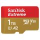  1TB microSDXC Sandisk Extreme 190 MB/s & 130 MB/s A2 C10 V30 UHS-I U3 + SD adapter (SDSQXAV-1T00-GN6MA / 121590) 