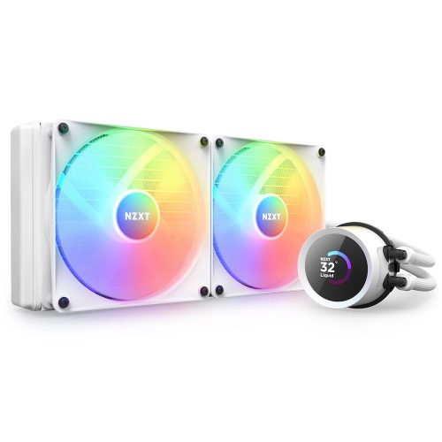  NZXT Kraken 280 RGB univerzális vízhűtés fehér (RL-KR280-W1) 