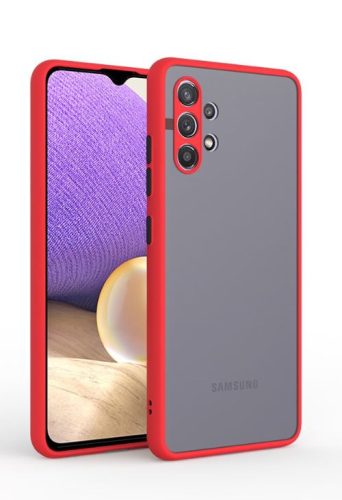  Cellect Samsung S23 FE  műanyag tok piros-fekete (CEL-MATT-S23FE-RBK) 