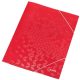 Leitz WOW karton gumis mappa piros (39820026) 