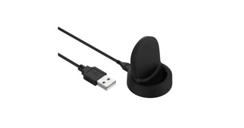  Asztali töltő USB-S 1m FEKETE 