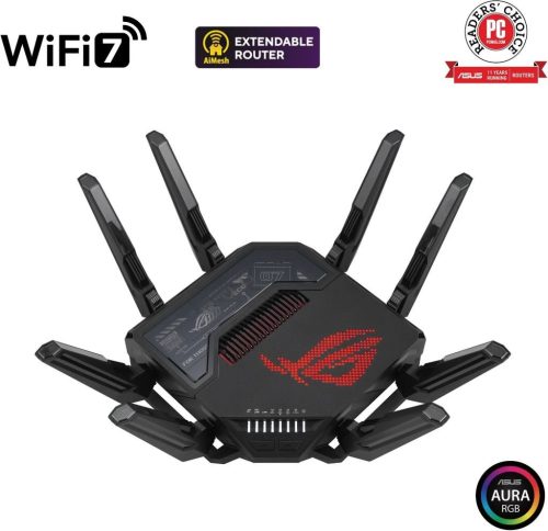  ASUS ROG Rapture GT-BE98 AiMesh WiFi 7 Gaming Router 