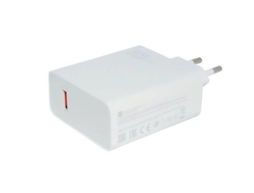  Xiaomi MDY-13-EE hálózati töltő USB-A aljzat (5V/3A, 120W, PD gyorstöltő 3.0) fehér 