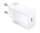  USAMS T34 hálózati töltő USB-C aljzat (5V/3A, 20W, PD gyorstöltő) fehér (CC118_W) 