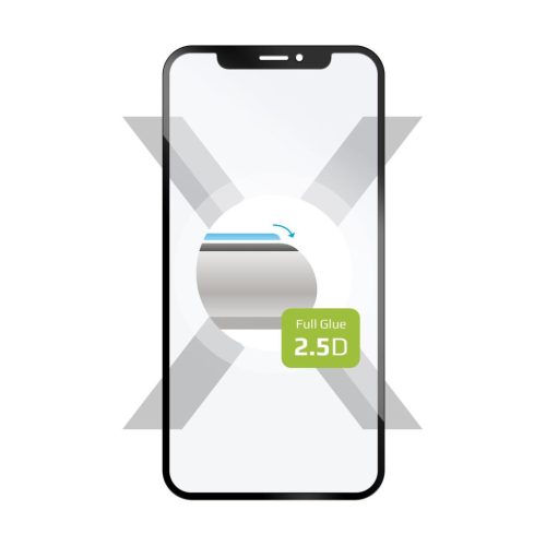  FIXED Samsung Galaxy S10e Full Cover 2,5D edzett üveg kijelzővédő fekete kerettel (FIXGFA-372-BK) 