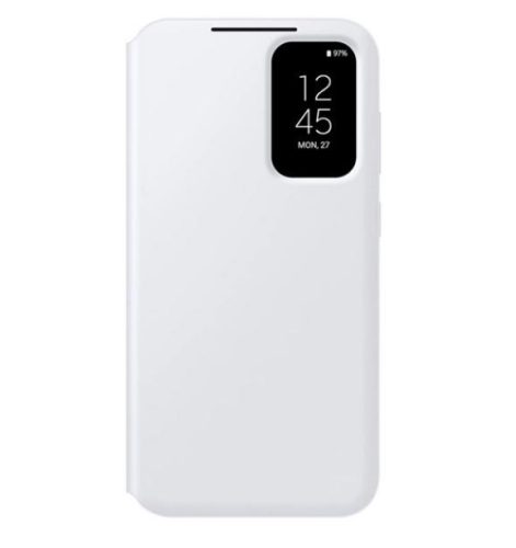  SAMSUNG tok álló (aktív FLIP, oldalra nyíló, átlátszó előlap) fehér [Samsung Galaxy S23 FE (SM-S711)] (EF-ZS711CWEGWW) 